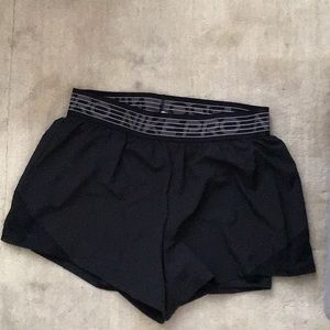 Nike Pro running shorts, black, size L